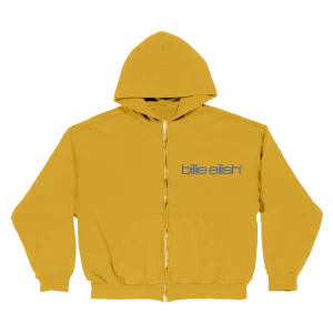 PRODUCT-BILLIE-2024-ECOM-CV-YELLOWTOURZIPHOODIE-FRT Billie EIlish jacket